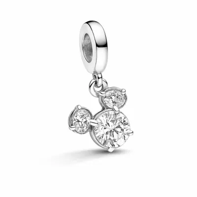 Talisman Pandantiv Minnie Cu Argint