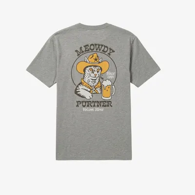 Tricou Volcom Meowdy HTH Gri