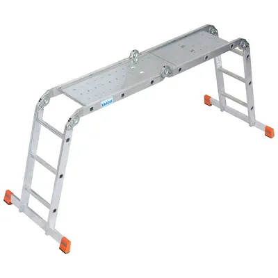 Scara Monto cu platforma Multimatic articulata, 4x3 trepte
