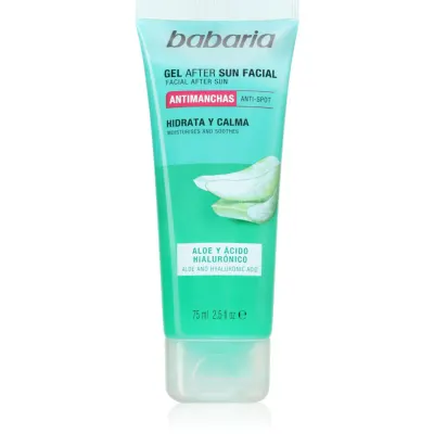 Babaria After Sunbathing Facial Gel gel pentru fata dupa expunerea la soare 75 ml