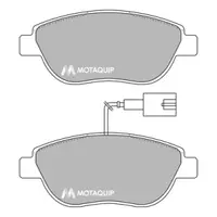 Set placute frana, frana disc MOTAQUIP LVXL1719