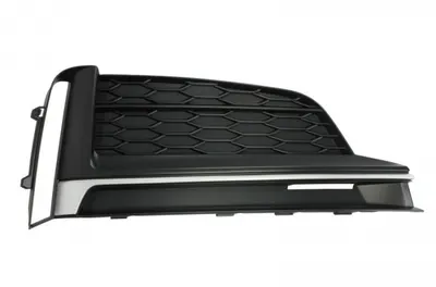 Grila Fata Dreapta (banda cromata, S5, negru-mat) potrivit AUDI A5 06.16- 07.16