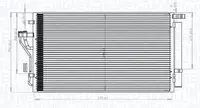 Condensator climatizare (cu uscator) potrivit HYUNDAI IX35; KIA SPORTAGE III 1.6 2.0 2.4 08.09-12.15