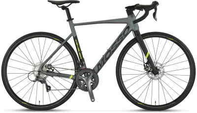 Bicicleta Mosso cursiera Cavalier Claris, roata 28 , 16 viteze, cadru 580mm din aluminiu, gri ,frana disc