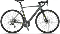Bicicleta Mosso cursiera Cavalier Claris, roata 28 , 16 viteze, cadru 580mm din aluminiu, gri ,frana disc
