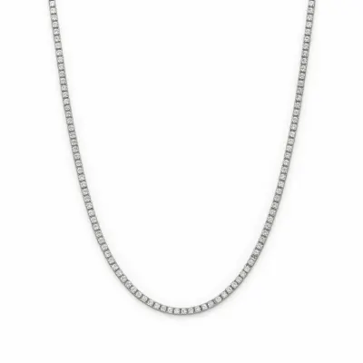 Colier Tennis 3MM Cu Argint
