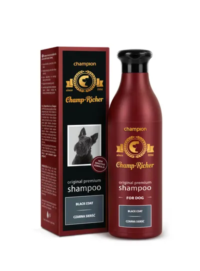 Sampon CHAMP RICHER pentru CAINI cu BLANA NEAGRA, 250 ml