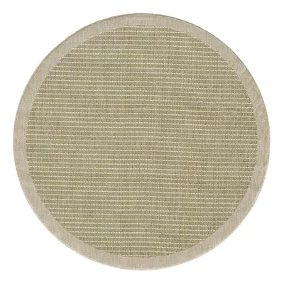 Covor pentru exterior și interior kaki rotund ø 160 cm Giza 1410 – Ayyildiz Carpets
