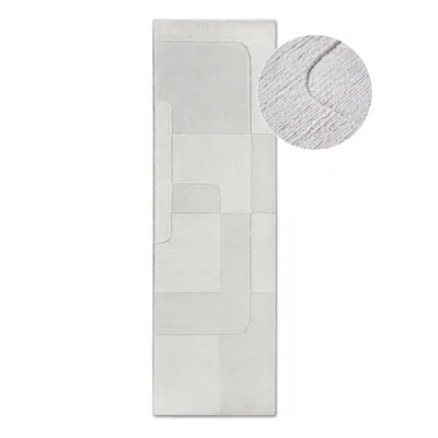 Covor tip traversă crem țesut manual din lână 80x250 cm Charlotte – Villeroy&Boch