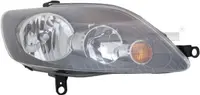 Far dreapta (H7, reglaj electric, cu motoras, fundal negru insertii crom) VW GOLF 2005-2013