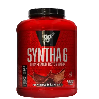 Pudra proteica proteine din zer izolat proteic BSN Syntha 6 Ciocolata, 2.26kg, BSN