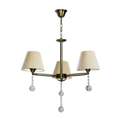 Candelabru Quinn Alama+Alb 3xE27 60W