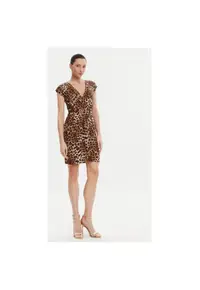 Rochie de vara dama 251-RFAUVE - Poliester/Elastan - Maro - Maro