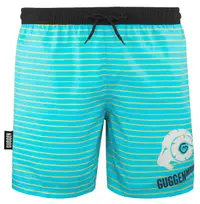 Șort de baie pentru bărbați cu model galben dungi boardshorts B6