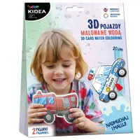 Pictură cu apă Kidea – Vehicule magice