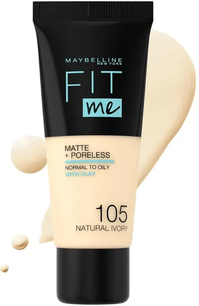 Maybelline fond de ten Fit Me Matte, 105 Natural Ivory, 30 ml