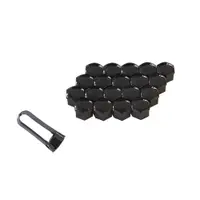 Capac prezoane 21 MM negru Set 20 buc+CLESTE