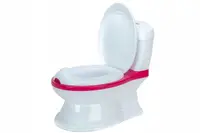 Olita muzicala tip minitoaleta cu suport servetele umede si hartie igienica Matadi Red