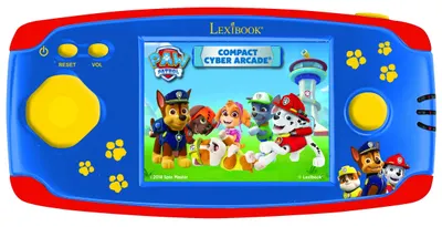 Consolă portabilă Lexibook - Compact Cyber Arcade Paw Patrol, 75 jocuri