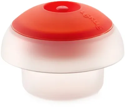 Aparat pentru prepararea ouălor Lekue - Cilindru, pentru cuptor cu microunde, transparent