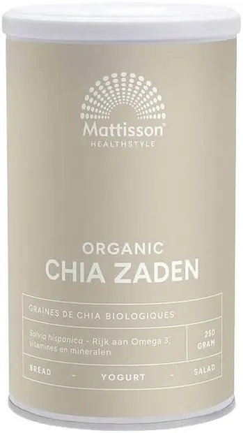 Mattisson Healthstyle Semințe de chia Ogranic, 250 g