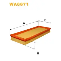Filtru aer WIX FILTERS WA6671