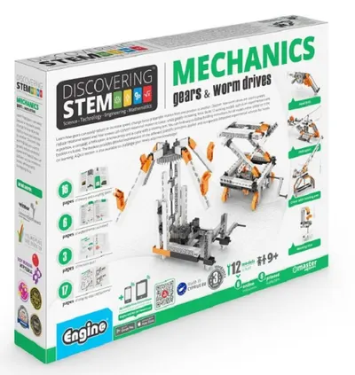Constructor Engino STEM Mecanică - Angrenaje și arbori