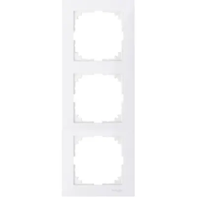 Rama tripla M-Pure, alb polar