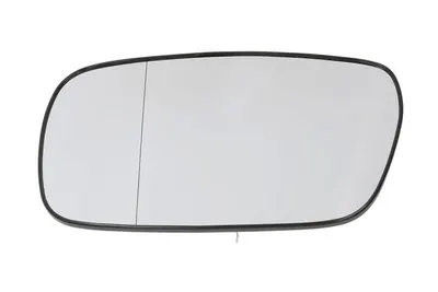 Sticla oglinda stanga potrivit TOYOTA COROLLA 2001-2004 - asferic, incalzita, crom