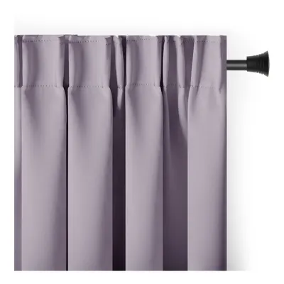 Draperie roz prăfuit dimout (semi-opacă) 140x245 cm Kierra – Restilo