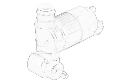 Pompa spalator parbriz potrivit FORD potrivit FORD GALAXY III, MONDEO V, S-MAX, TOURNEO CONNECT V408 , TRANSIT CONNECT V408/MINIVAN; FORD USA EDGE