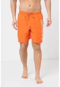Pantaloni scurti de baie relaxed fit Code Applique 19 Inch - Portocaliu