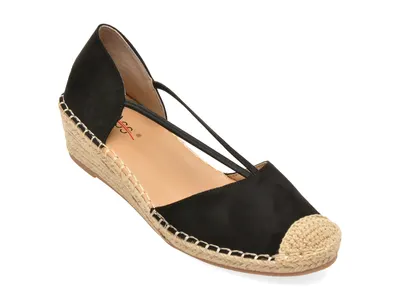 Pantofi PASS COLLECTION negri, 70427, din material textil