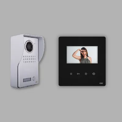 Kit videointerfon 1 post Orion 4.3'' BUS 4K nKIT videointerfon 1 post ORION 4,3 BUS 4K - alb