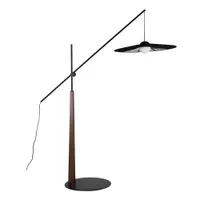 Lampadar negru/în culoare naturală închisă (înălțime 200 cm) Belle – Zuiver