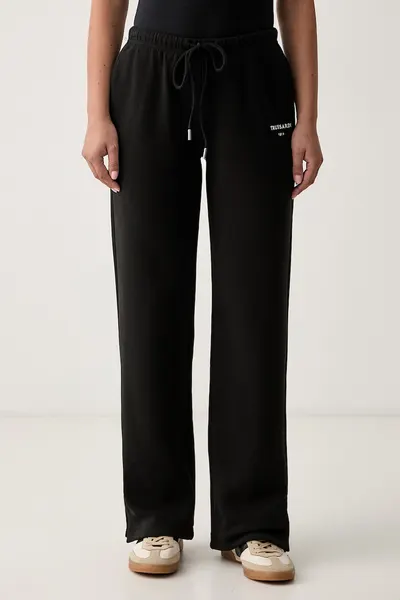 Trussardi pantaloni de trening pentru femei cu bumbac