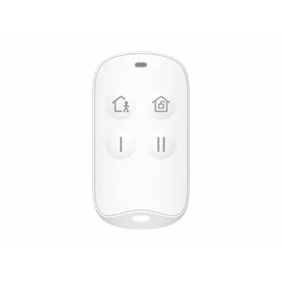 Telecomanda wireless alarma Hikvision HiLook ALARM-KF201-WE, 4 butoane, tip breloc, 868MHz, anti-bruiaj