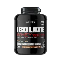 Pudră proteică izolat din zer, Weider, Isolate Whey 100 CFM, 2 kg, ciocolată