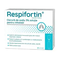 Clorura de sodiu 3% Respifortin, 60 fiole x 4 ml, Zdrovit