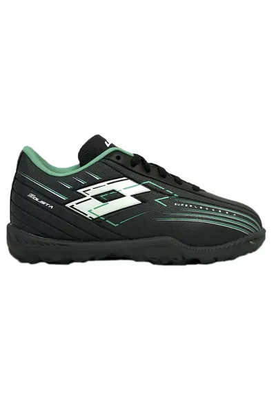 Ghete fotbal copii Solista 700 VIII TF JR - sintetic - TURF - confortabile - pentru gazon artificial - negru