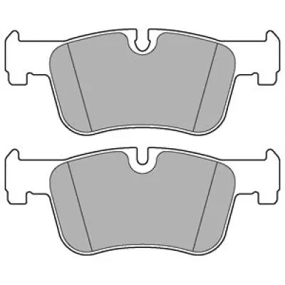 Set placute frana, frana disc DELPHI LP2285