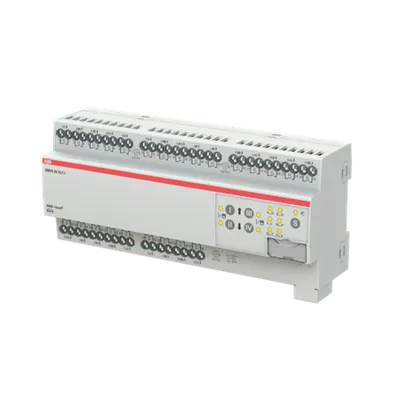 Actuator bloc 24 relee 10A/canal si comanda manuala locala KNX