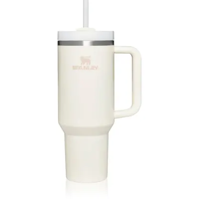 Stanley Quencher H2.O FlowState™ Tumbler pahar din oțel inoxidabil cu pai mare Cream Tonal 1 buc