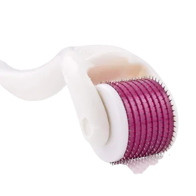 Rola masaj facial MESOROLLER 540ace 1mm Alb