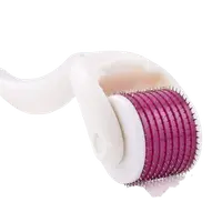 Rola masaj facial MESOROLLER 540ace 1mm Alb