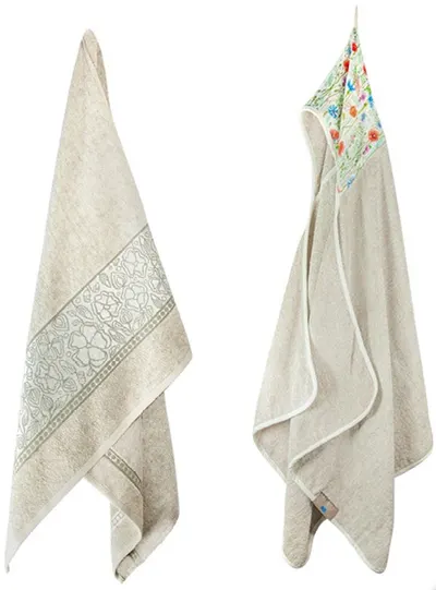 Set de prosoape pentru mamă și copil Texpol - Polish Meadow