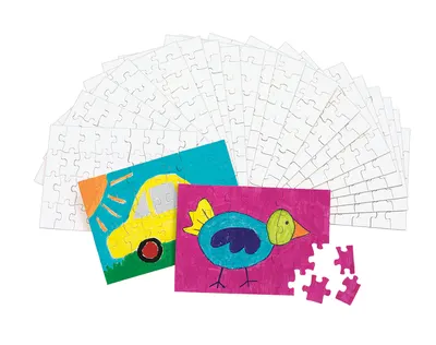 Puzzle necompletat din carton - 36 de piese, 17 x 25 cm