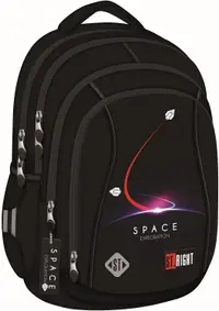 Ghiozdan școlar St. Right Deep Space - 4 compartimente