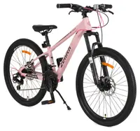 Bicicletă Byox - Zenith, aliaj 24'', roz