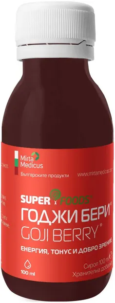 Sirop de fructe de Goji, 100 ml, Mirta Medicus